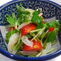 chocomooca's cooksnap of when they made トマトと三つ葉のマリネ.
