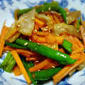 チョミ蔵's cooksnap of when they made ししとう(甘長)と人参の甘辛炒め♪.