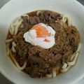 chanlina's cooksnap of when they made 簡単絶品！すき焼きのタレで温玉肉うどん✰.