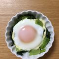 まーこ2310's cooksnap of when they made ☆麺つゆで☆ほうれん草の巣ごもりたまご.