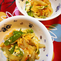 pitachan1's cooksnap of when they made 絹さやの卵とじ.