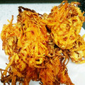 ひめろっく's cooksnap of when they made 絶品☆人参とさきいかのかき揚げ.