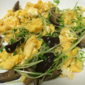 大王イカ's cooksnap of when they made 豆苗ときのこの卵炒め.
