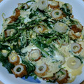 ナーちゃん's cooksnap of when they made 簡単！赤水菜と竹輪の卵とじ.