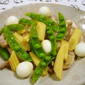 Haru Haru's cooksnap of when they made せせりとうずら卵とヤングコーン炒め.