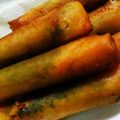 おこちゃん225's cooksnap of when they made 鶏ササミの梅しそチーズ春巻き.