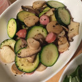 Tomomims's cooksnap of when they made あっというま♪ズッキーニとエリンギで一品.