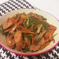 S72☆'s cooksnap of when they made 和風な☆ウインナーと野菜のカレー炒め.