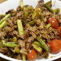 猫背56513's cooksnap of when they made 牛肉とにんにくの芽でオイスターソース炒め.