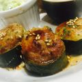 r……'s cooksnap of when they made お弁当にも！ズッキーニの肉詰め.