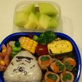 かまくみ's cooksnap of when they made テレサおにぎり♪キャラ弁★覚書.