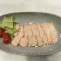 Ahshi's cooksnap of when they made 圧力鍋で鶏胸肉のハム.