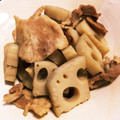mipoyo's cooksnap of when they made 簡単！豚こまと蓮根のにんにく炒め中華風♪.