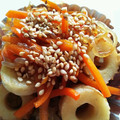 キャラメグ♪'s cooksnap of when they made しらたきとちくわのきんぴら.