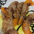 moon10's cooksnap of when they made バターナッツ カボチャ のお肉巻.