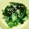くー太郎まま's cooksnap of when they made ✿きゅうりとわかめのさっぱり酢の物✿.