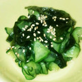 くー太郎まま's cooksnap of when they made ✿きゅうりとわかめのさっぱり酢の物✿.