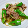 ポキコちゃん's cooksnap of when they made 豚肉♡　たまねぎ・ししとう炒め.