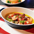 misatona's cooksnap of when they made 空豆とエビのアヒージョ☆簡単おつまみ！.