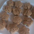 ましろとノエル's cooksnap of when they made きな粉と黒ごまの簡単なレンジクッキー.