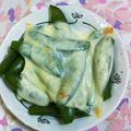 かりんぷ's cooksnap of when they made ５分で簡単♪スナップエンドウのチーズ焼き.