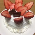 きゃねこきき's cooksnap of when they made 簡単ショートケーキ＠電子レンジ.