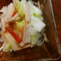 二角形's cooksnap of when they made 白菜とカニカマのおろしポン酢和え.