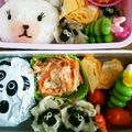 愛琉とん's cooksnap of when they made ひつじのショーン☆キャラ弁のおかず.
