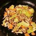 Pっさん's cooksnap of when they made 牛肉 舞茸 チンゲンサイの中華炒め.