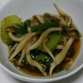 ヨシヨッシー's cooksnap of when they made デパ地下風のしめじと青菜の和え物.