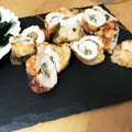 バタまるこちゃん's cooksnap of when they made 鳥むね肉の紀州うめとシソの巻き巻き揚げ！.