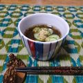 ダイナマイト漆黒's cooksnap of when they made 簡単一品☆もずく胡瓜.