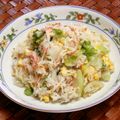 のば☀のば's cooksnap of when they made 超楽々 松茸風味和風レタス炒飯作ります。.
