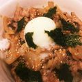 にこらす114's cooksnap of when they made 豚こまで☆こってりとろ〜り丼.