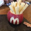 kaedenatsu's cooksnap of when they made アップルフライドポテト.