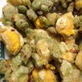 ちゃぎー's cooksnap of when they made そら豆とゆで卵のホクホク天ぷら♪.