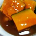キャラメグ♪'s cooksnap of when they made かぼちゃの煮付けあんかけ♥.