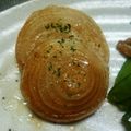 ぐでん's cooksnap of when they made 新玉ねぎステーキ～わさびソース～.
