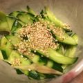 mht☆'s cooksnap of when they made 昆布茶で簡単♪キュウリと茗荷の浅漬け.