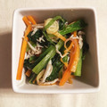 かな＊良い家探し中's cooksnap of when they made ☆簡単すぎる小松菜と茗荷のじゃこ和え☆.