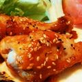 myoume319's cooksnap of when they made 手羽元コチュジャン焼き.