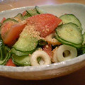 ☆ひこっと☆'s cooksnap of when they made きゅうりとトマトの酢の物.