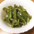 tochinon's cooksnap of when they made レンジで簡単！ピーマンのおひたし.