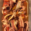 hojinashi's cooksnap of when they made 美味！簡単☆イカとトマトのバター醤油炒め.