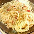 キョク's cooksnap of when they made 基本のペペロンチーノ　1人暮らしのパスタ.