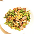♪ゆかたん♡'s cooksnap of when they made 簡単！ｱｽﾊﾟﾗとﾍﾞｰｺﾝの炒め物♪.