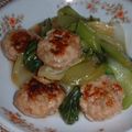 Jock's cooksnap of when they made *　鶏つくねのオイスターあんかけ　*.