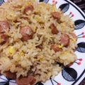 man10屋's cooksnap of when they made 簡単☆もやし炒飯.