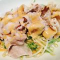mamitan♪'s cooksnap of when they made シャキッ♪豆苗と温しゃぶ豚のおかずサラダ.