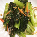 むーにんママ's cooksnap of when they made 小松菜（ほうれん草）のちりめん山椒炒め.